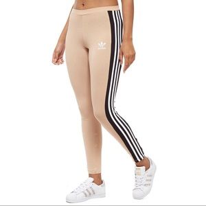 adidas originals 3-stripes panel leggings